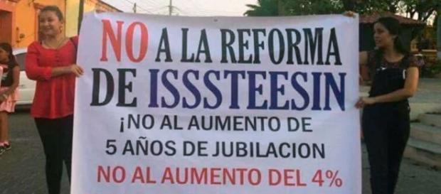 Maestros no están de acuerdo con la reforma al Isssteesin Maestros no están de acuerdo con la reforma al Isssteesin