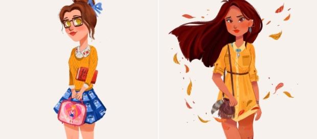 Princesas Disney retratadas na atualidade Princesas Disney retratadas na atualidade