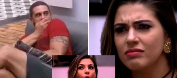 Vivian e o ex bbb Daniel com a mão até o nariz Vivian e o ex bbb Daniel com a mão até o nariz