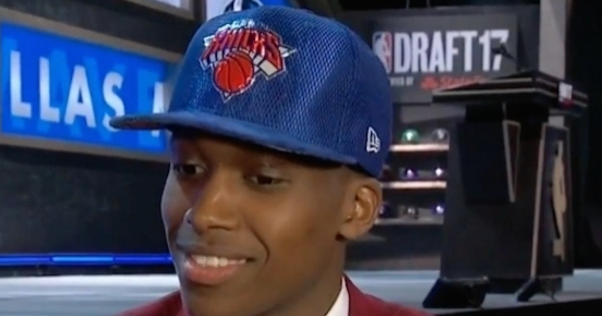 Knicks Draft Frank Ntilikina In Nba Draft With No 8 Pick