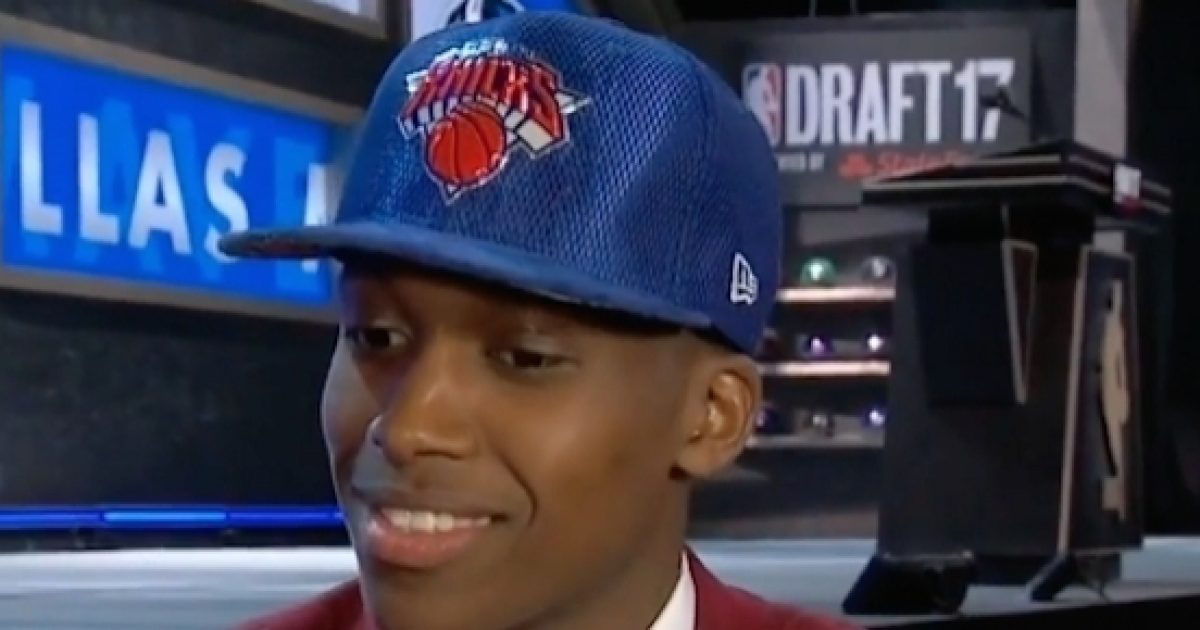 Knicks draft Frank Ntilikina in NBA Draft with No. 8 pick, Porzingis