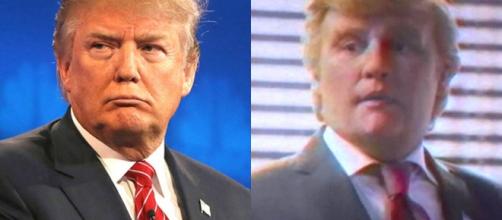Donald Trump and his impersonation by Johnny Depp in Funny or Die