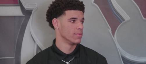 Lonzo Ball was the No. 2 pick on Thursday night and will play for his home team Lakers. [Image via ESPN/YouTube]