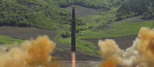 Tensions rise as Washington says North Korea tested its 1st ICBM (Image Credit: sfchronicle.com)