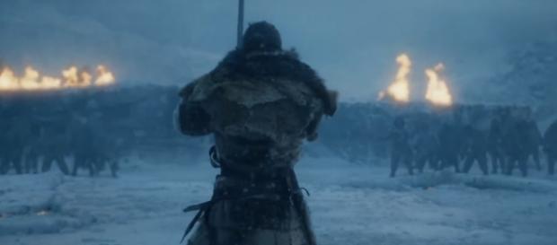 Jon Snow el lobo solitario frente a los caminantes Jon Snow el lobo solitario frente a los caminantes