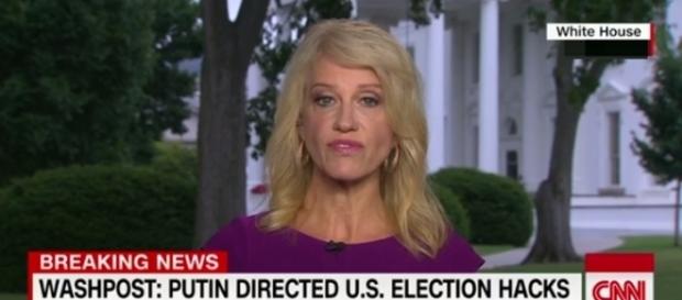 Kellyanne Conway on CNN, via Twitter Kellyanne Conway on CNN, via Twitter
