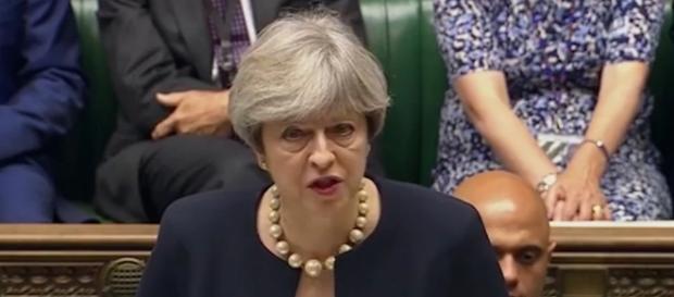 La premier britannica Theresa May La premier britannica Theresa May