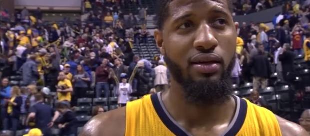 Paul George is traded - YouTube screenshot via FreeDawkins channel Paul George is traded - YouTube screenshot via FreeDawkins channel