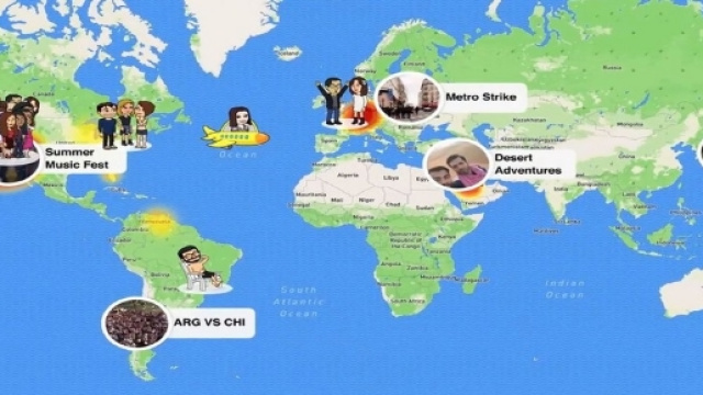 Snap Map : la nouvelle fonctionnalité Snapchat qui permet de localiser vos amis