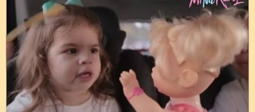 Vídeo de Valentin, filha de Mirella Santos e Ceará, viralizou na internet