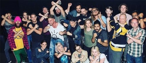 Jared Leto took his entire Thirty Seconds to Mars squad to see "Wonder Woman." (Jared Leto/Instagram)