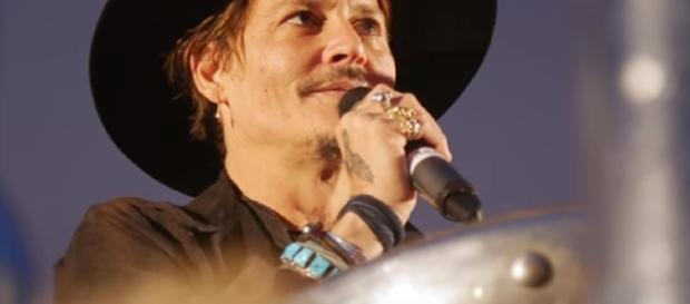 Johnny Depp at Glastonbury 2017: "When was the last time an actor assassinated a president?|Image: NME | Youtube Johnny Depp at Glastonbury 2017: "When was the last time an actor assassinated a president?|Image: NME | Youtube