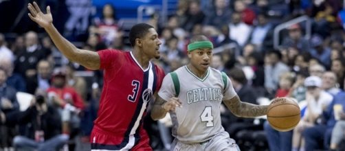 Isaiah Thomas had an MVP-like year with the Boston Celtics last season-- Keith Allison via WikiCommons