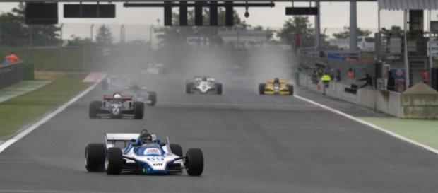 Départ de la course de Formule 1 Départ de la course de Formule 1