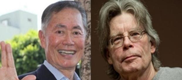 George Takei and Stephen King, via Twitter George Takei and Stephen King, via Twitter