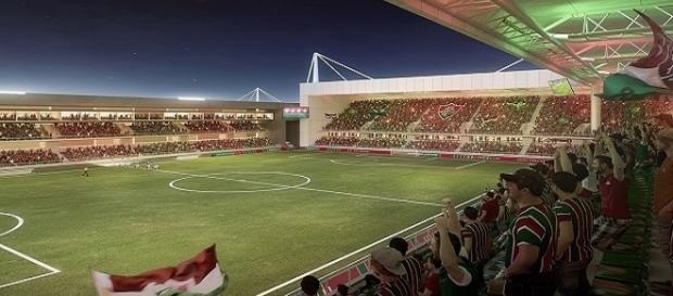 Imagem do estádio projetado para ser a nova "casa" do Fluminense (Foto: Reprodução/Instagram) Imagem do estádio projetado para ser a nova "casa" do Fluminense (Foto: Reprodução/Instagram)