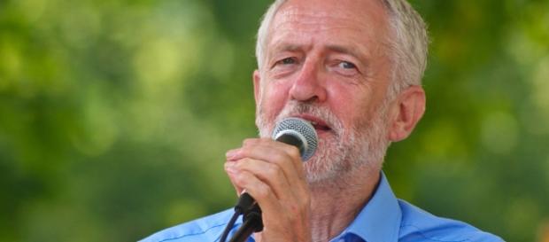 Jeremy Corbyn's opinion poll lead has surged to 5 points. (Image Source: By Sophie J. Brown, via Wikimedia Commons) Jeremy Corbyn's opinion poll lead has surged to 5 points. (Image Source: By Sophie J. Brown, via Wikimedia Commons)