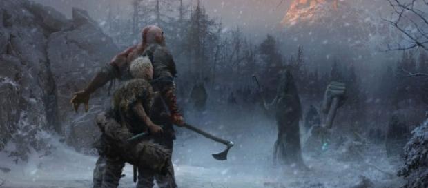 Jose Peña's concept art "became the beacon" for "God of War 4" (via PlayStation Official Blog) Jose Peña's concept art "became the beacon" for "God of War 4" (via PlayStation Official Blog)