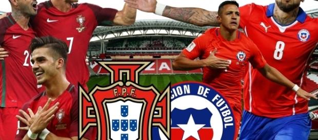 Portugal vs Chile nas meias-finais da Taça das Confederações 2017. Portugal vs Chile nas meias-finais da Taça das Confederações 2017.