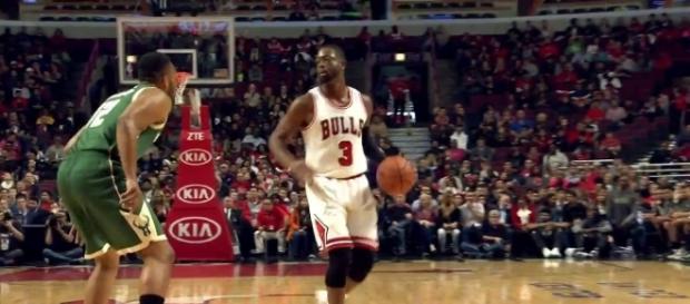 The Bulls' front office believes that Dwyane Wade will handle the buyout rumors "professionally" (via YouTube/NBA) The Bulls' front office believes that Dwyane Wade will handle the buyout rumors "professionally" (via YouTube/NBA)