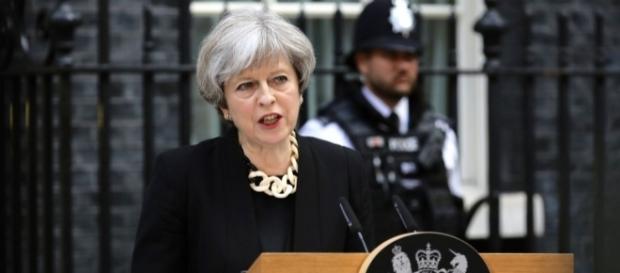 Theresa May hasn't had a lot to smile about in the last four weeks. (Source: Mirror.co.uk) Theresa May hasn't had a lot to smile about in the last four weeks. (Source: Mirror.co.uk)