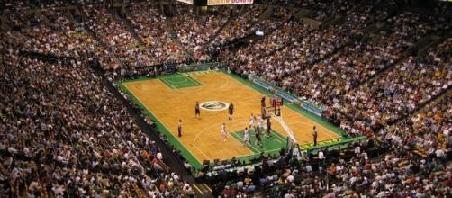 NBA Game in Boston (Wikimedia Commons - wikimedia.org)