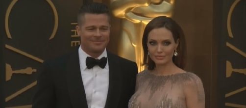 Estranged couple Brad Pitt and Angelina Jolie / Photo via CBS Miami , YouTube