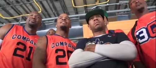 NBA Hall of Famer Allen Iverson is team captain for BIG3 League team 3's Company. [Image via BIG3/YouTube]