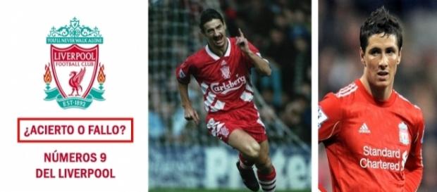¿Acierto o fallo? Números 9 del Liverpool en la era Premier League. ¿Acierto o fallo? Números 9 del Liverpool en la era Premier League.