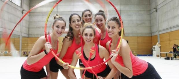 Chicas motivadas por la gimnasia rítmica. Chicas motivadas por la gimnasia rítmica.
