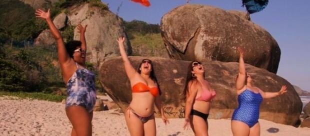 Mulheres acima do peso dão exemplo de bem-estar e felicidade Mulheres acima do peso dão exemplo de bem-estar e felicidade