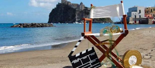 Nella foto un set esterno in Campania Nella foto un set esterno in Campania