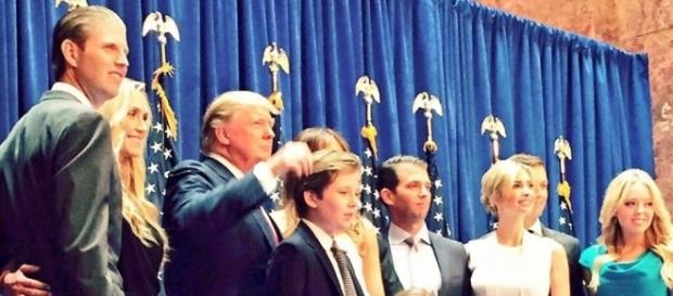 On the same day, Eric Trump and father Donald hit the Democrats. Photo via @Erictrump, Twitter. On the same day, Eric Trump and father Donald hit the Democrats. Photo via @Erictrump, Twitter.