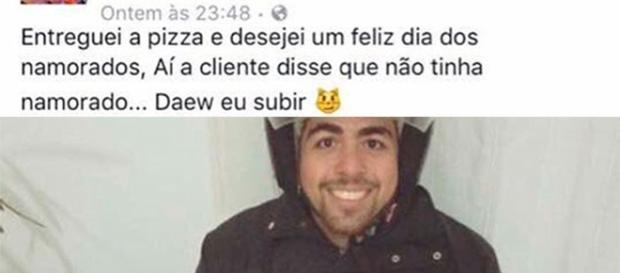 Os motoboys podem ser muito engraçados nas redes sociais (Foto: Reprodução) Os motoboys podem ser muito engraçados nas redes sociais (Foto: Reprodução)
