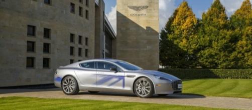 Aston Martin unveils electric concept RapidE during state visit - astonmartin.com