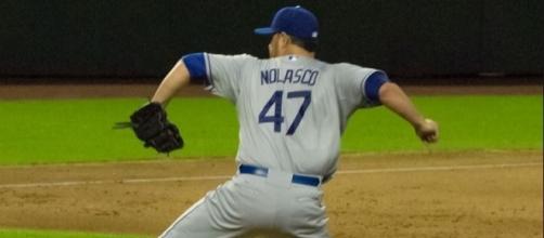 Nolasco in action, Wikimedia Commons/Ricky_Nolasco