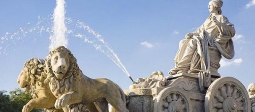 Fuente de Cibeles, en el centro de Madrid.