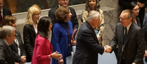 Nikki Haley and Rex Tillerson at the UN Security Council | Wikimedia Commons