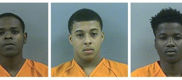 Byron McBride, Dwan Wakefield, D'Allen Washington/Photos via Madison County Jail Byron McBride, Dwan Wakefield, D'Allen Washington/Photos via Madison County Jail