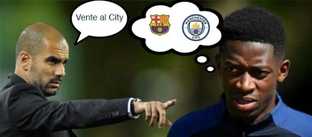 Dembelé viajó a reunirse con Pep Guardiola Dembelé viajó a reunirse con Pep Guardiola