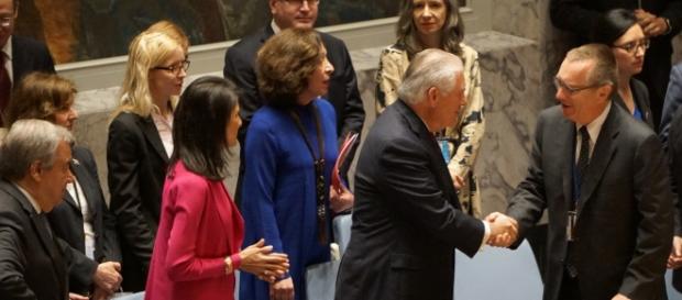Nikki Haley and Rex Tillerson at the UN Security Council | Wikimedia Commons Nikki Haley and Rex Tillerson at the UN Security Council | Wikimedia Commons
