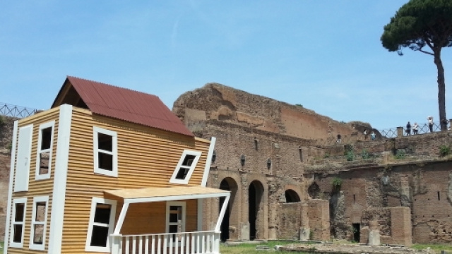 Alcune delle opere d'arte esposte al Palatino