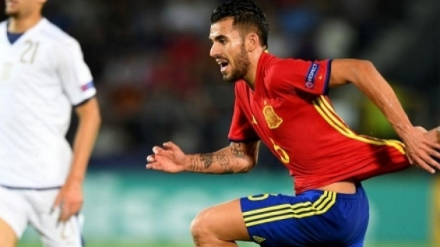 Dani Ceballos durante la partita con l'Italia agli Europei Under 21 - ilbianconero.com
