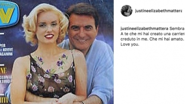 Justine Mattera ricorda l'ex marito scomparso Paolo Limiti