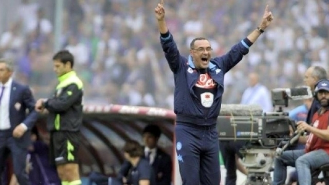 Sarri esulta dopo una vittoria (Google)