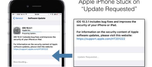 Apple iPhone iOS 10.3.1 Update Stuck on “Update Requested ... - resourcesforlife.com