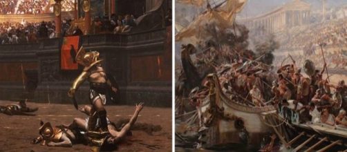 Esportes mortais: de lutas entre gladiadores a batalha naval (com barcos reais!)