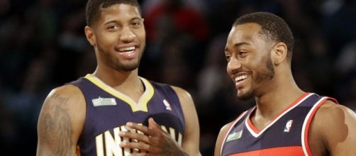 John Wall pitches Paul George on joining Wizards, forming super (via youtube - businessinsider)