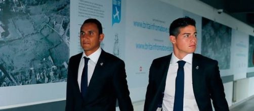 Navas, junto al colombiano James Rodríguez este lunes ... - aldia.cr