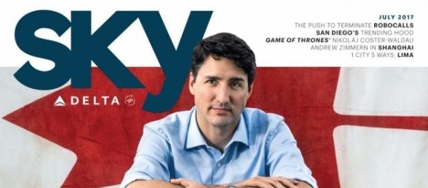 Everyone is talking about the cover photo of Trudeau on Sky Magazine. Photo via Sky Magazine, Twitter. Everyone is talking about the cover photo of Trudeau on Sky Magazine. Photo via Sky Magazine, Twitter.